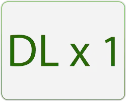 DL x 1