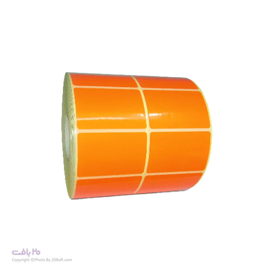 برچسب دیجیکالا PVC 34*51 نارنجی  (3000 تایی)