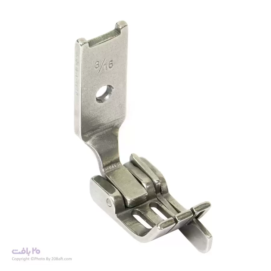 پایه دوخت دو سوزن دو ماکو خط کش دار (سمت راست) سایز 1.8