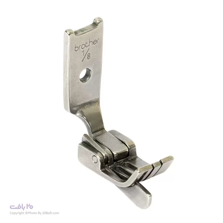 پایه دوخت دو سوزن دو ماکو خط کش دار (سمت چپ) سایز 1.8
