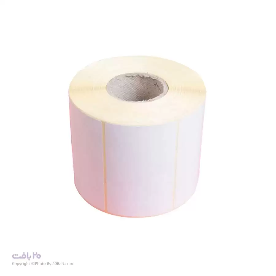 برچسب کاغذی تک ردیف بوبین بزرگ 60 * 90 (2000تایی)