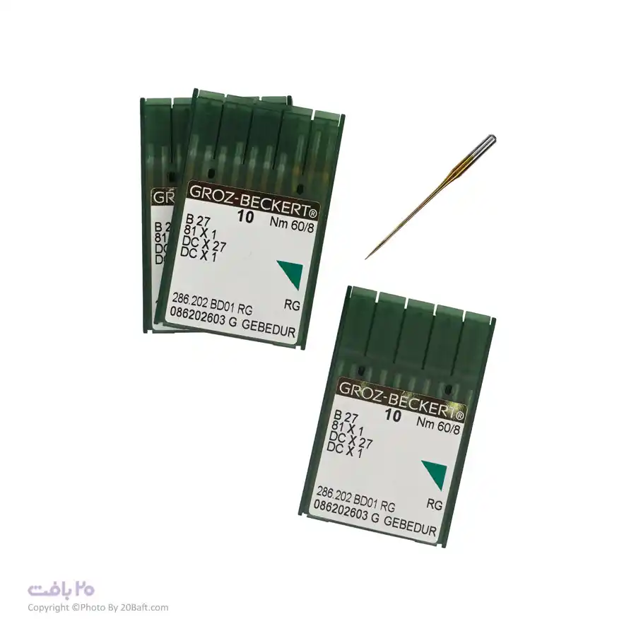 سوزن DCx27 سایز 8 طلایی گروز